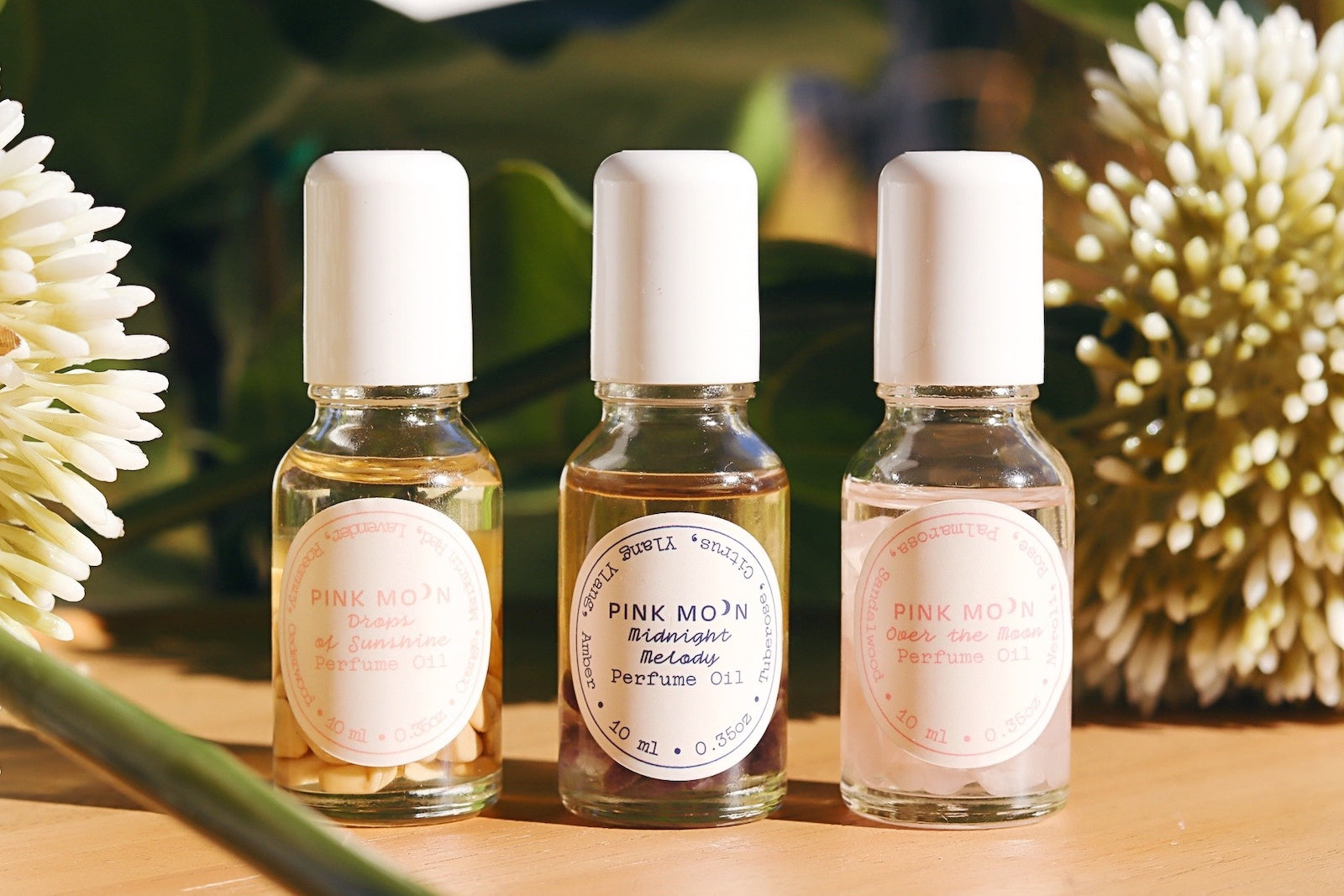 Pink Moon reiki aromatherapy perfume oils