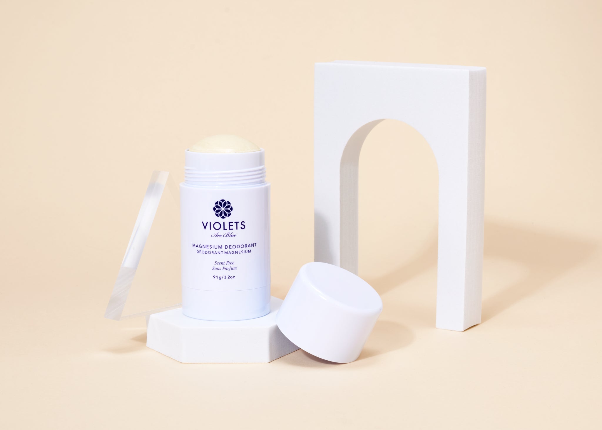 Violets Are Blue Skincare magnesium deodorant - Pink Moon