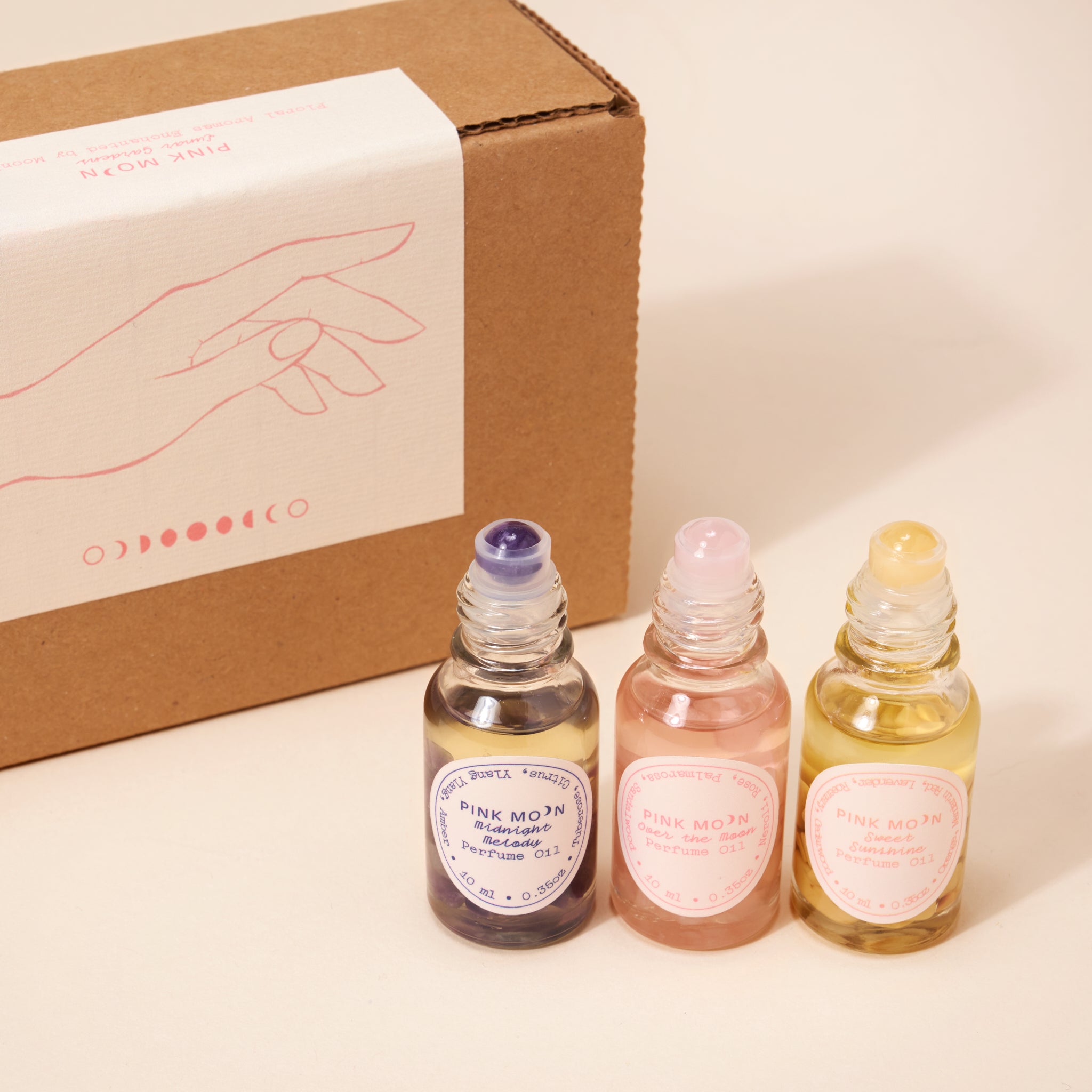 Pink Moon natural perfume oils