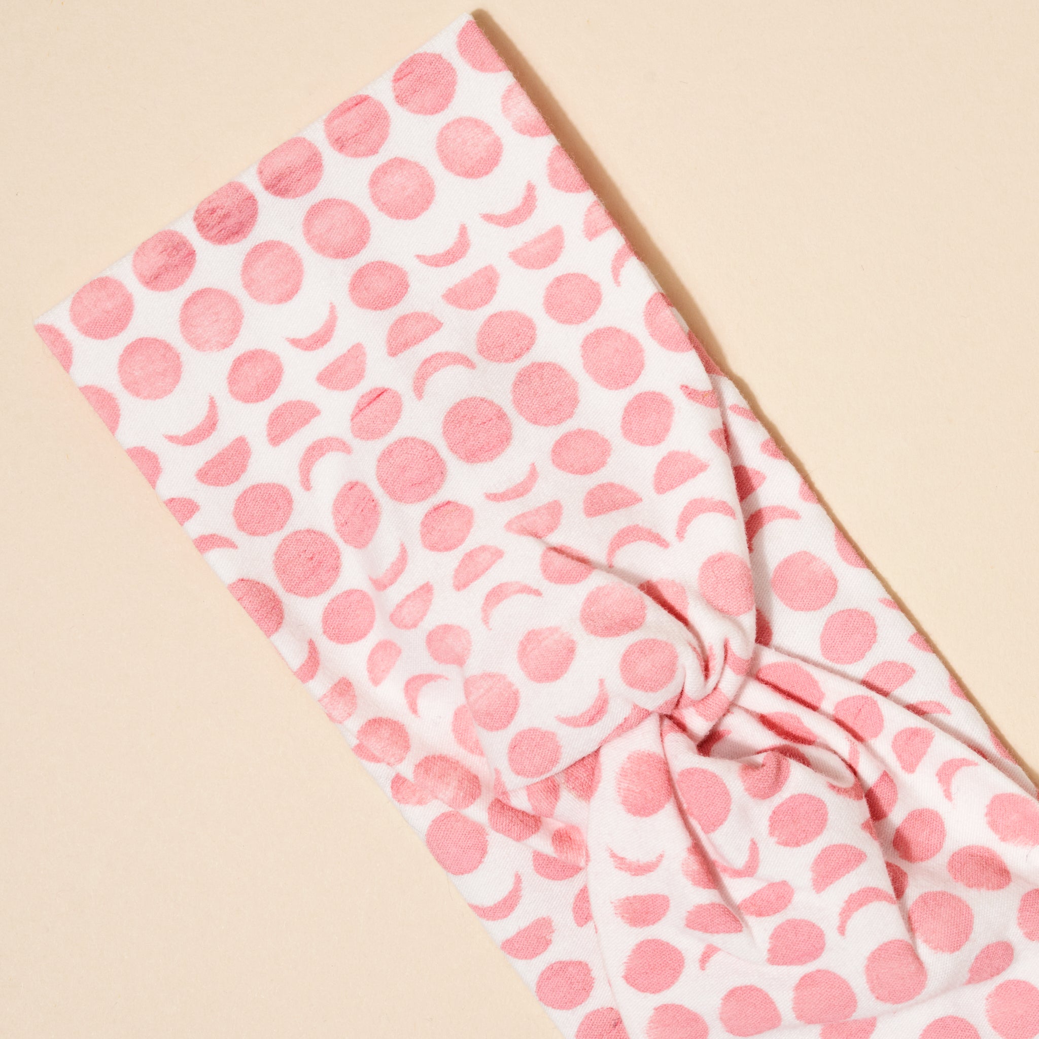 Organic Tencel Cotton Spa Headband - Pink Moon - Elena Scarlata