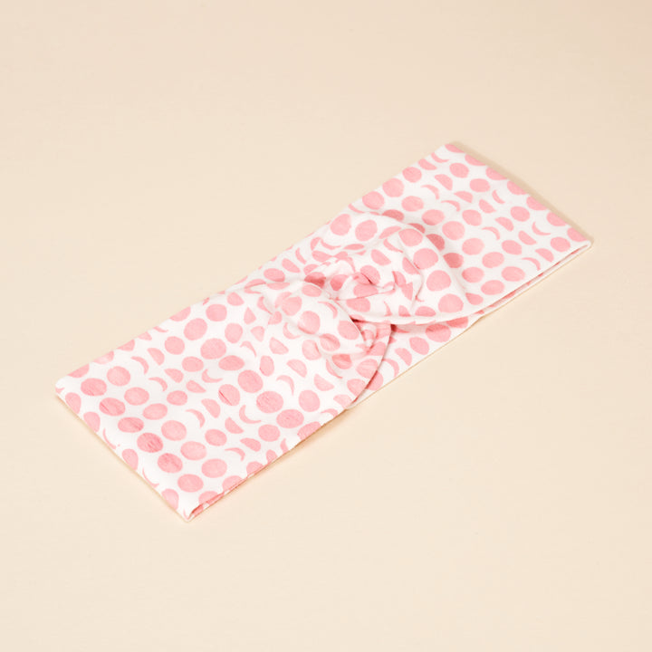 Organic Tencel Cotton Spa Headband - Pink Moon - Elena Scarlata