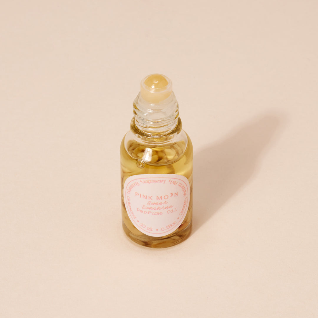 Sweet Sunshine Aromatherapy Reiki Crystal Perfume Oil - Pink Moon